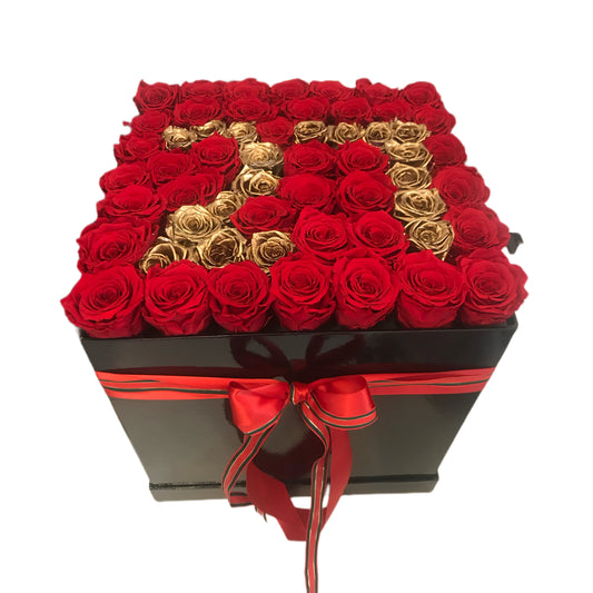 Flowerbox longlife rozen - big
