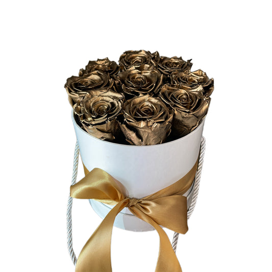 Flowerbox small - 9 Roses